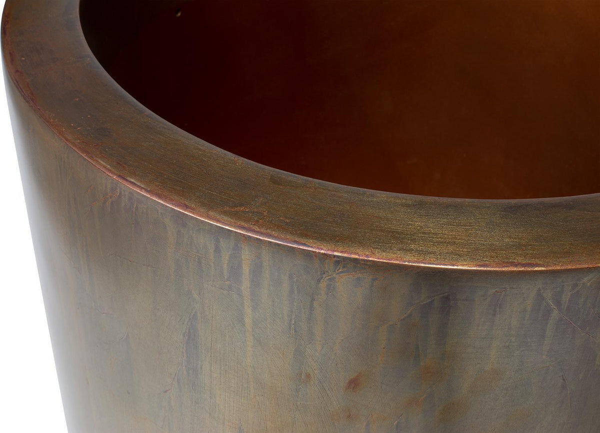PANDORA Planter 50/90cm, oxidized brass – Kingplanters